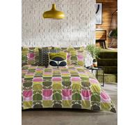 Orla Keily Pure Cotton Multi Block Stem Bedding Set - SGL, Multi