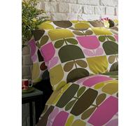 Orla Kiely 2 Pack Pure Cotton Block Stem Pillowcases Multi
