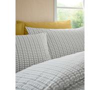 Orla Kiely 2 Pack Pure Cotton Floral Pillowcases Light Grey Mix