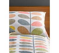 Orla Kiely 2 Pack Pure Cotton Scribble Stem Pillowcases Multi