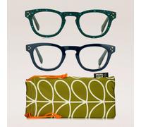 Orla Kiely 2 Pack Reading Glasses with Blue Light Filter BLUE MIX 1.5