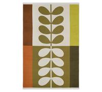 Orla Kiely Bathroom Towel Stem Check Hazel-Ochre - Bath Sheet, 100x150cm