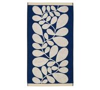 Orla Kiely Bathroom Towel Sycamore Stripe Dusk Blue - Bath Sheet 100 x 150 cm