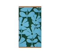 Orla Kiely Bathroom Towel Wildflower Blue Lagoon - Bath Towel, 70x125cm