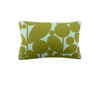Orla Kiely Bedding - Bubble Flower Aqua Seagrass 100% Cotton Duvet Cover Set 200 Thread Count (Standard Pillowcases Pair: 50cm 75cm)