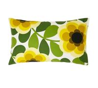 Orla Kiely Bedding - Giant Water Lily 100% Cotton Duvet Cover Set - Lemon Twist (1 Pair Pillowcase (50cm x 75cm))
