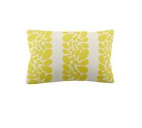 Orla Kiely Bedding - Sycamore Stripe Yellow 100% Cotton Duvet Cover Set 200 Thread Count (Standard Pillowcases Pair: 50cm 75cm)
