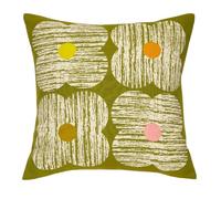 Orla Kiely Bedding - Textured Flower 100% Cotton Duvet Cover Set - Lilac/Moss (Textured Flower Cushion MOSS)