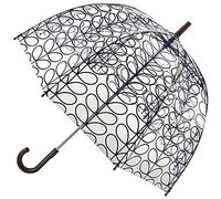 Orla Kiely Birdcage - Linear Leaf Ink - PVC Dome Umbrella