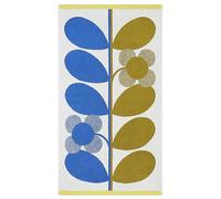 Orla Kiely Bathroom Towels in Stem Bloom Duo, Blue FawnSize: Bath Towel, 70x125cm