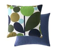 Orla Kiely Bubble Flower Microfibre Filled Cushion - Evergreen (45cm x 45cm)