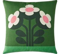 Orla Kiely Buttercup Pine Filled Cushion 45x45cm - Green