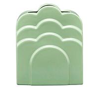 Orla Kiely CLayered Vase-Buttercup Flower Design-Green, One Size