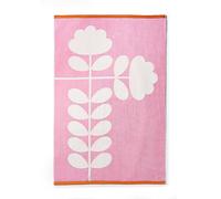 Orla Kiely Cut Stem Towel Range - Tulip-Paprika Pink