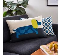 Orla Kiely Dachshund Filled Cushion 40cm x 60cm (Yellow)
