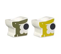 Orla Kiely Egg Cups Bunny Seagrass and Sunshine, Set of 2