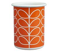 Orla Kiely | Enamel Tumbler | Orange Persimmon | 350ml Capacity