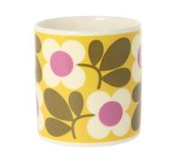 Orla Kiely Floret Yellow Quite Big Mug 350ml - Bone China