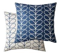 Orla Kiely Linear Stem Large Cushion, 50x50cm Colour: Orla Kiely Whale