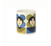 Orla Kiely 'Luna Blue/Sage' Mug 350ml