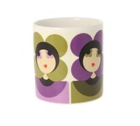 Orla Kiely 'Luna Purple/Olive' Mug 350ml