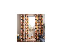 Orla Kiely Multi Stem Pair of Lined Eyelet Curtains