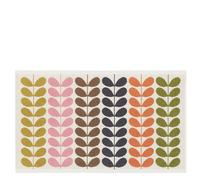 Retro Bath Mat 50x90cm by Orla Kiely in Multi Stem, Auburn