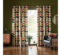 Orla Kiely Curtains - Multi Stem Eyelet - Multi - 229x229cm