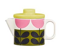 Orla Kiely OK615 Teapot-Sunflower Candy, Ceramic