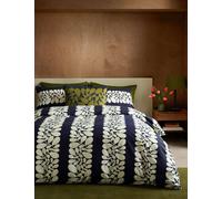 Orla Kiely Pure Cotton Sycamore Stripe Bedding Set Blue Mix