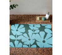 Orla Kiely Pure Cotton Wildflower Towel Blue Mix
