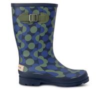 'Orla Kiely' Quarter Wellies Regatta Duck Egg Blue 3