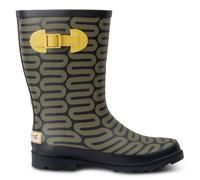 'Orla Kiely' Quarter Wellies Regatta Olive 6.5
