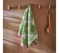 Orla Kiely Retro Bathroom Towels in Retro Flower, CloverSize: Hand Towel, 50x90cm