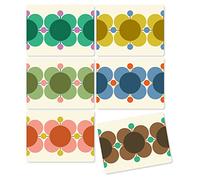 Orla Kiely Set of 6 Placemats Atomic Flower Design Gift Boxed