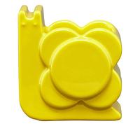Orla Kiely Shaped Plant Pot-Snail Design-Dandelion, Yellow, One Size
