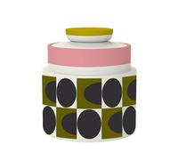Orla Kiely Spot Square Pink Oval Storage Jar