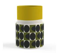 Orla Kiely Spot Square Yellow Oval Utensil Pot