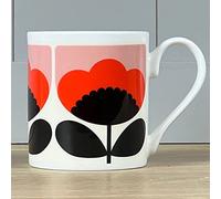Orla Kiely | Spring Bloom Orange Mug | 300ml | Bone China