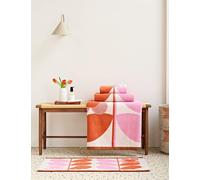 Orla Kiely Stem Bloom Duo Pure Cotton Towel Pink Mix