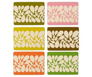 Orla Kiely Sycamore Stripe Set of 6 Placemats