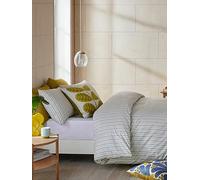Orla Kiely Tiny Stem Pillowcase Pair- 50Cm X 75Cm- Cool Grey Grey