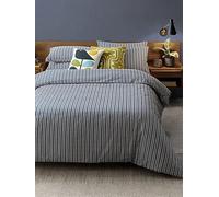 Orla Kiely Tiny Stem Pillowcase Pair- 50Cm X 75Cm- Whale Blue Blue