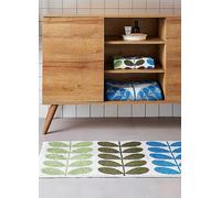 Orla Kiely Trio Stem Bath Mat - Riviera Green