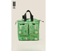 Orla Kiely Women's Axis Backpack - Moonflower Spring Green Orla Kiely Green