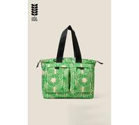 Orla Kiely Women's Axis Tote - Moonflower Spring Green Orla Kiely Green