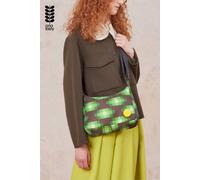 Orla Kiely Women's Lightweight Small Shoulder & Crossbody Bag With Adjustable Strap in Green Orla Kiely Green One Size