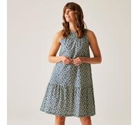 Regatta Orla Kiely Summer Sleeveless Dress II Jasmine Flower Blue, Size: 10