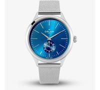 Orlam Mens Dawn Blue Dial Mesh Bracelet Watch ORSSMAU004