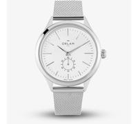 Orlam Mens Dawn White Dial Mesh Bracelet Watch ORSSMAU003